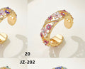 BAGUE FLEURS DORÉ "SOPHIE"