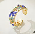 BAGUE FLEURS DORÉ "MYRIAM"