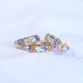 BAGUE FLEURS DORÉ "MYRIAM"